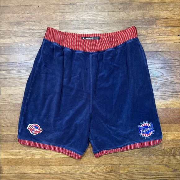 Mitchell & Ness Other - Y2K Reebok Hardwood Classics Syracuse Nationals NBA Terry Shorts Mens XXL Retro